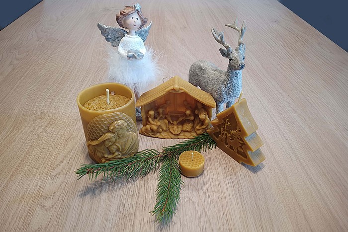 Karácsonyi viasztermékek