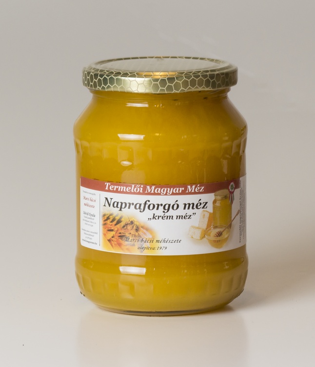 Napraforgó (krém) méz - 0,97 kg-os üvegben (1,0 kg)