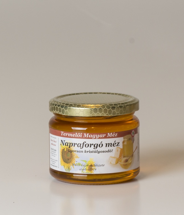 Napraforgó méz - 0,4 kg-os üvegben