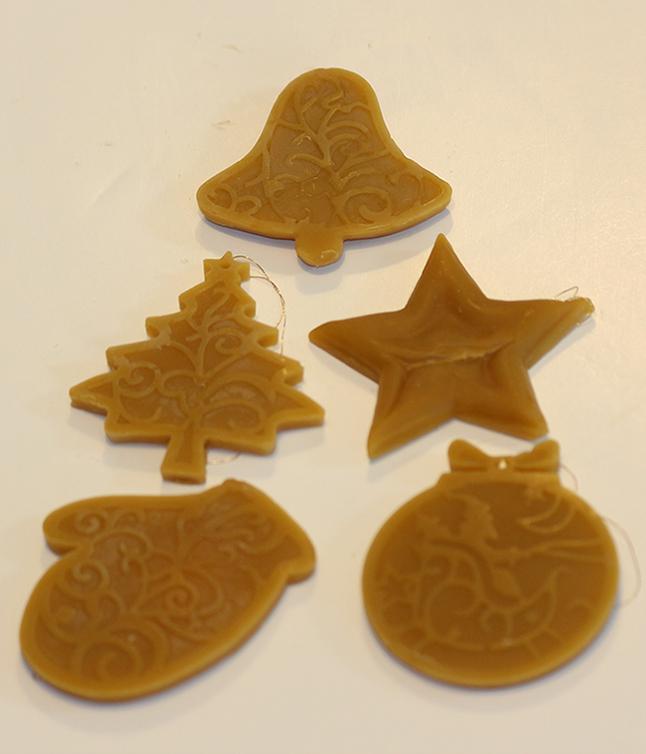 Viasztermékek és gyertyák - 712-5 (karácsonyfadísz)