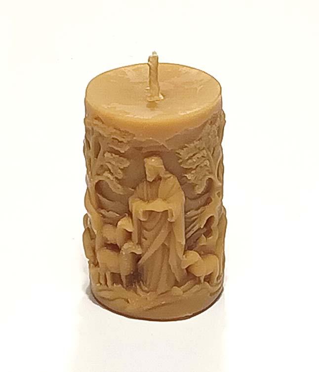 Viaszterm&eacute;kek &eacute;s gyerty&aacute;k - 135-1 (J&eacute;zus a J&oacute;p&aacute;sztor mint&aacute;s t&ouml;mbgyertya)