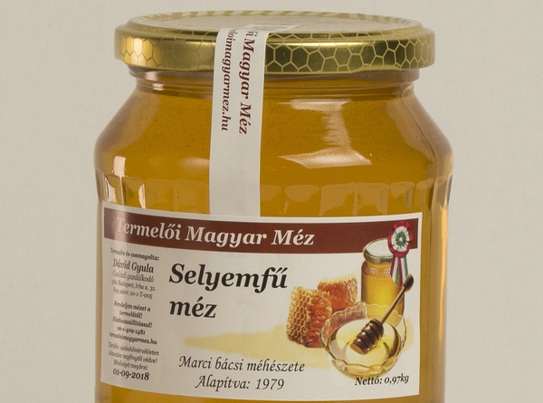 Selyemfű méz üvegben